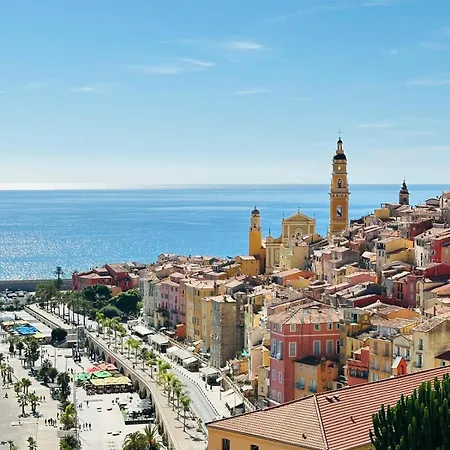 Vue Unique Luxueux, Parking * Menton